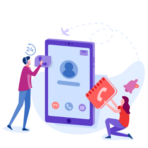 Contact Illustration